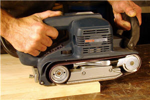 beltsander11 Using a belt sander