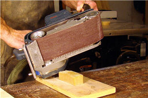 beltsander14 Practice using your belt sander