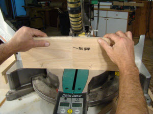 miter-saw-set-up-6 Ideal cut with a miter saw
