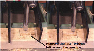 mortiser16 How to cut a mortise