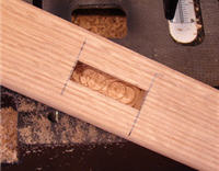 mortiser18 Mortise cut