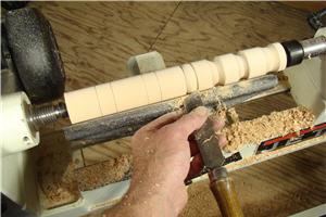 turning19b Repeat the process for the right side of the bead.