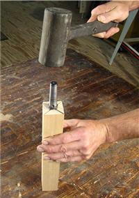 turning3 Preparing a blank for spindle turning.