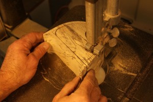 Bandsaw Box Cut the Drawer Opening