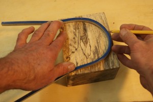 Bandsaw box draw shape