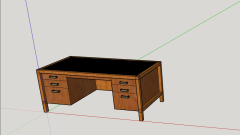 SketchUp Guide for Woodworkers - Desk